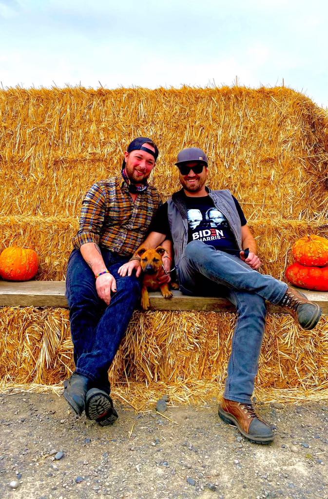 Garry, Ragnar and Jared enjoying a nice day at the pumpkin patch.