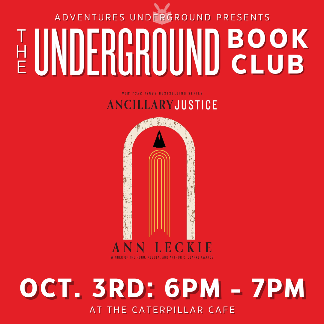 Ancillary Justice by Ann Leckie - Meeting Friday, October 3rd from 6-7PM in the Caterpillar Cafe