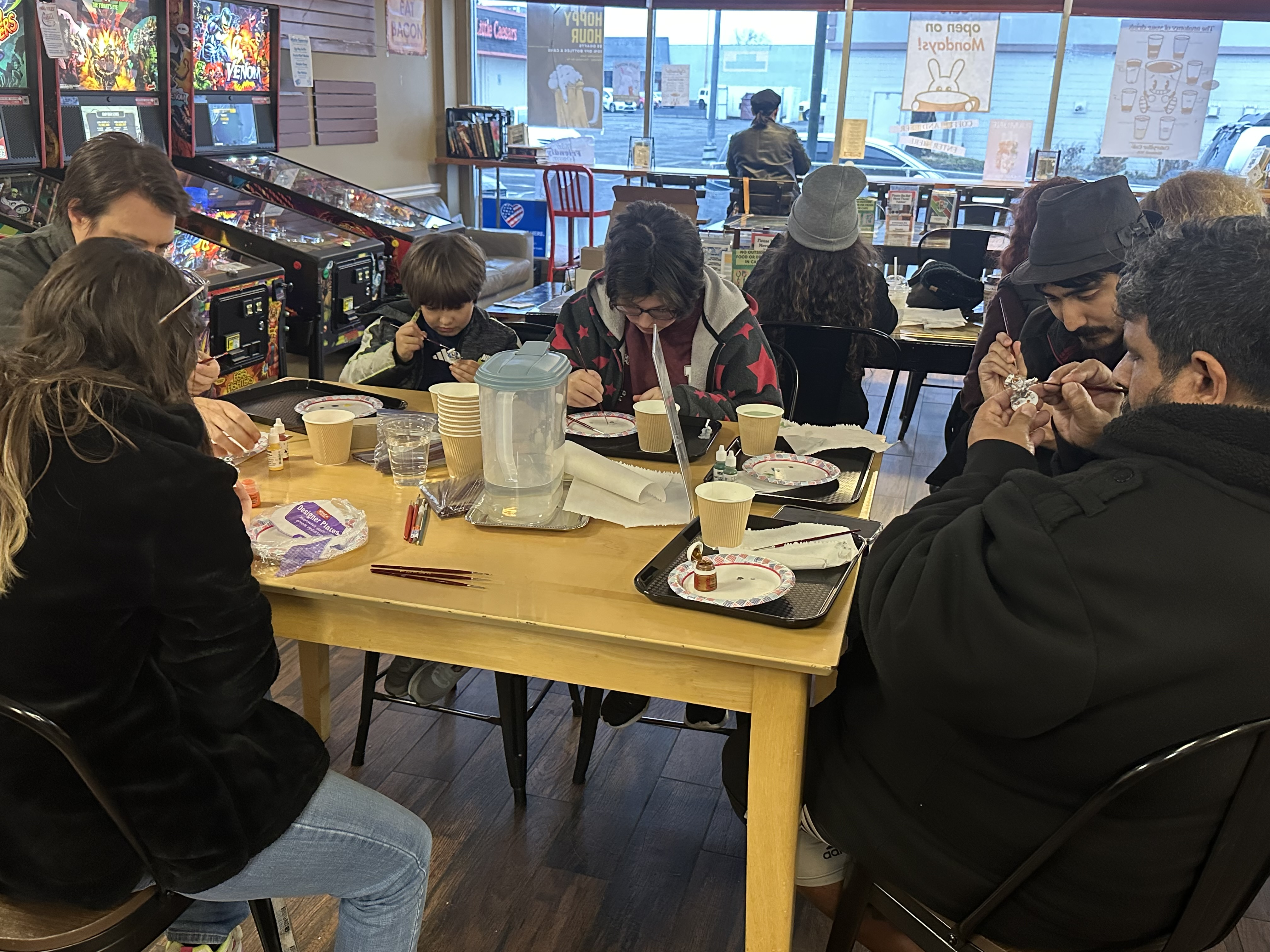 Paint and Pints Miniature Painting