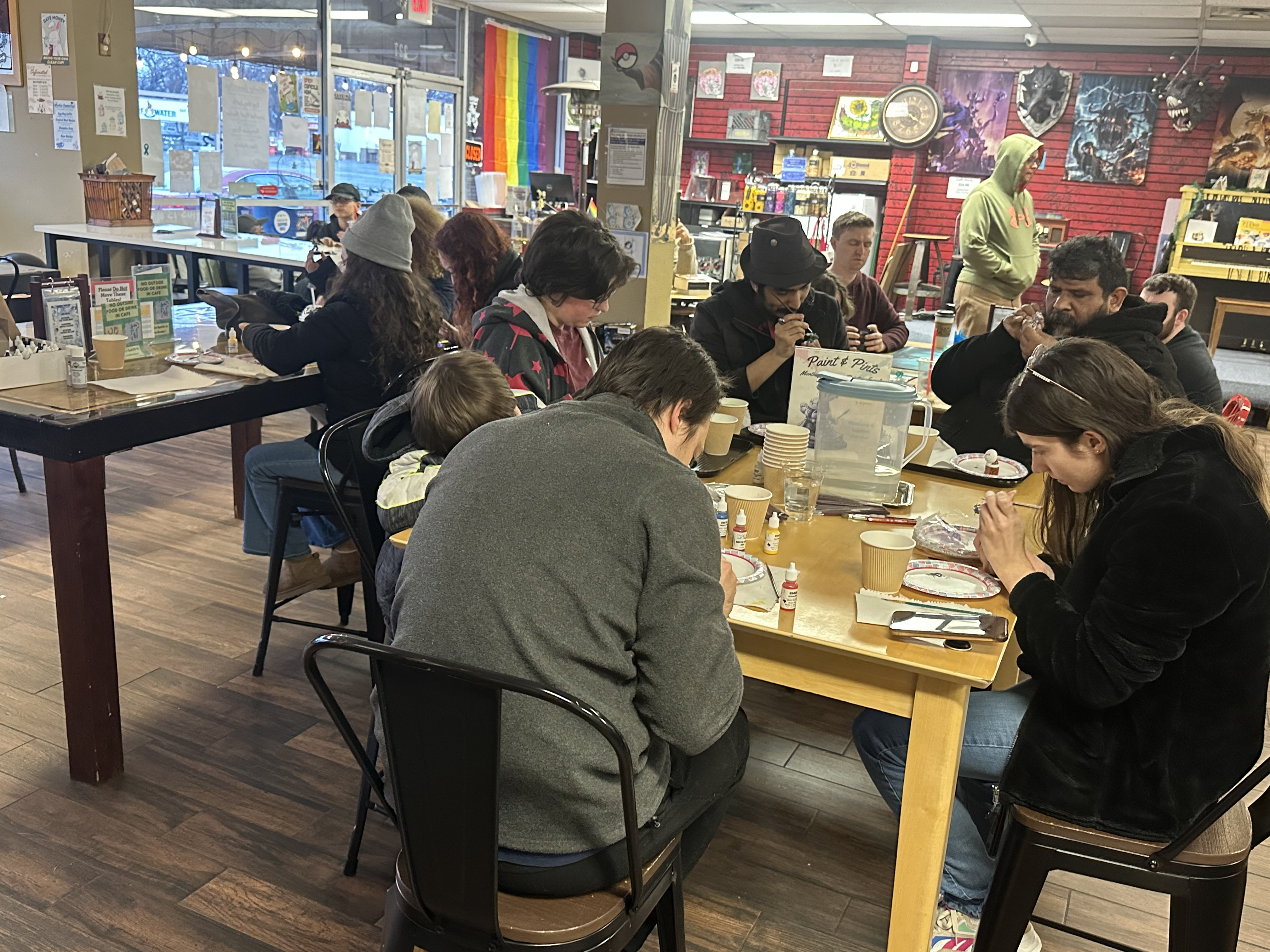 Paint and Pints Miniature Painting